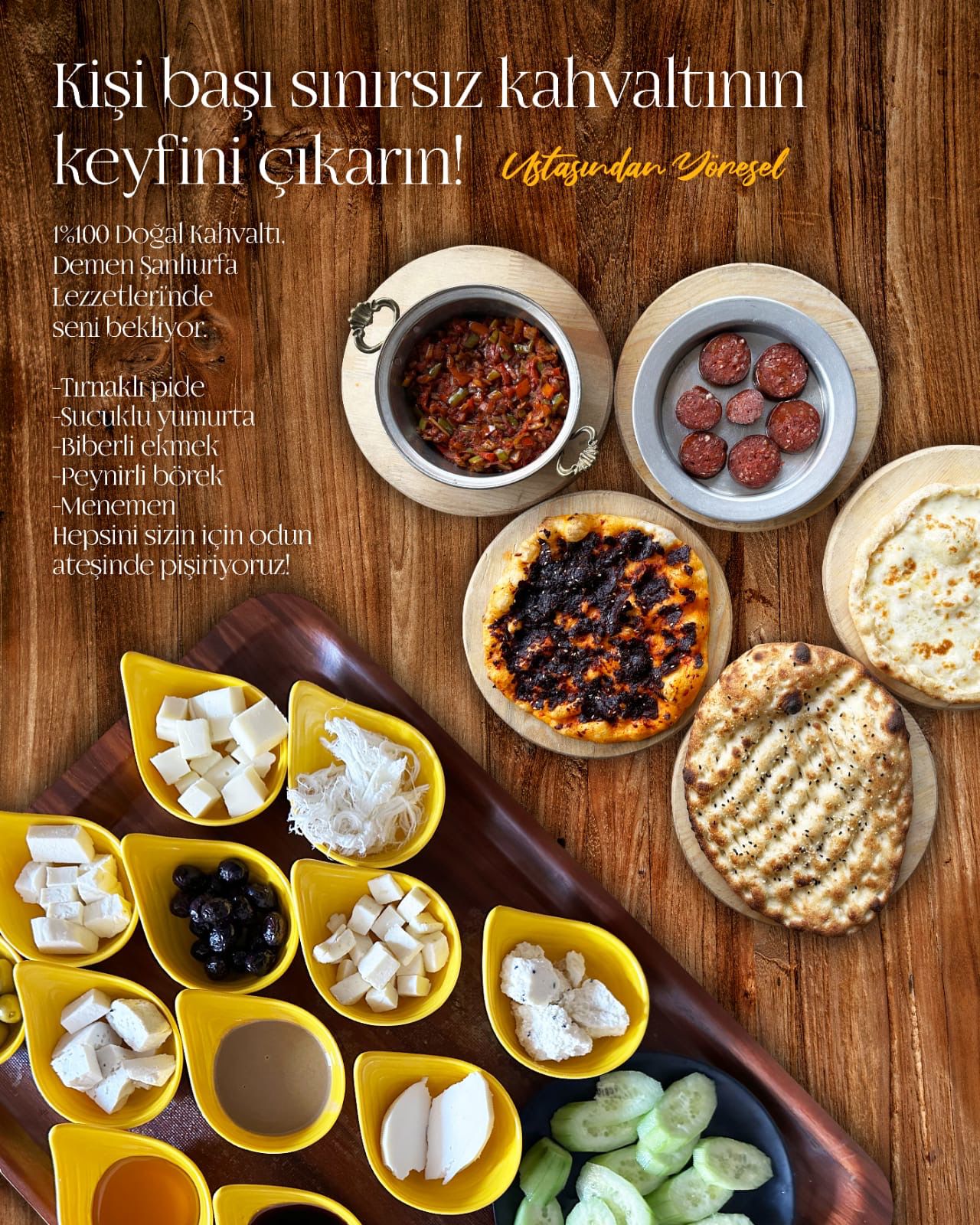 Sınırsız Serpme Kahvaltı