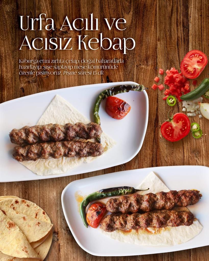 Urfa Acılı ve Acısız Kebap